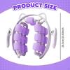 Massage Roller Circular Leg Clamp 20 Wheels Body Sculpting Portable Tool Muscle