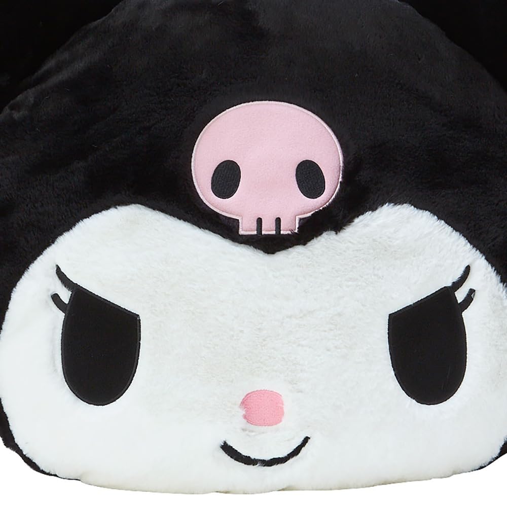 Sanrio Kuromi 273350 Face-Shaped Cushion, Medium,