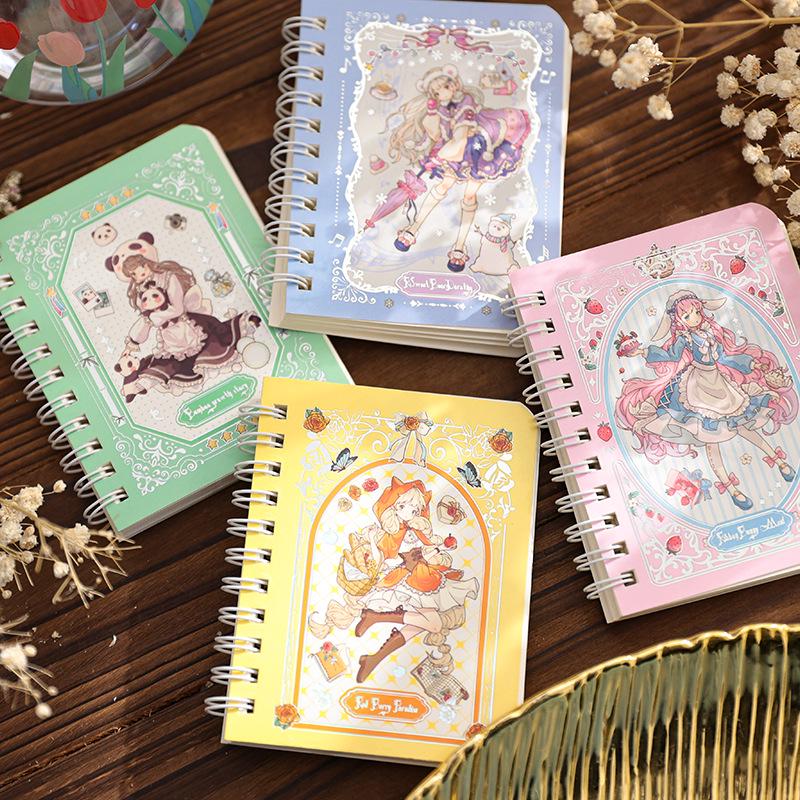 Mu Ran A7 Cartoon Mini Pocket Notebook - Cute Portable Student Diary Gift