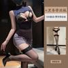 Yiyue Sexy Underwear Sexy Secretary OL Hip Skirt Hollow Lace Temptation Nightclub Uniform Pajama Set 1500