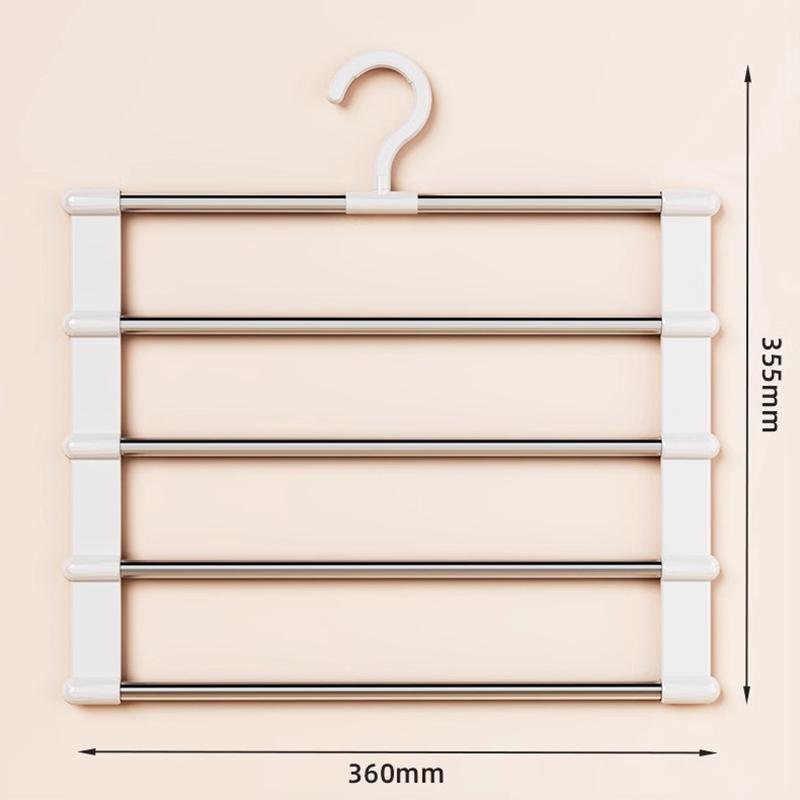 Складная многоуровневая вешалка для брюк, органайзер для хранения в шкафу, экономичная вешалка для дома, спальни, гардеробной и для розничной витрины A1