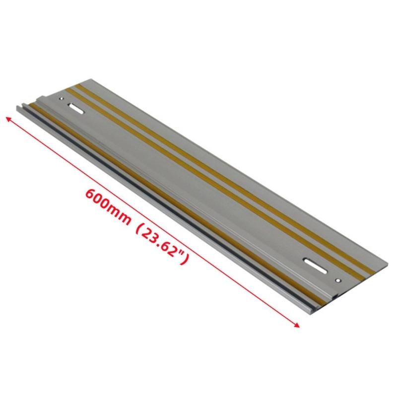 Professional Track Sawing Guide Rail 600mm Cutting Ranges Universals Compatibility for Woodworking Projects Straight Cut