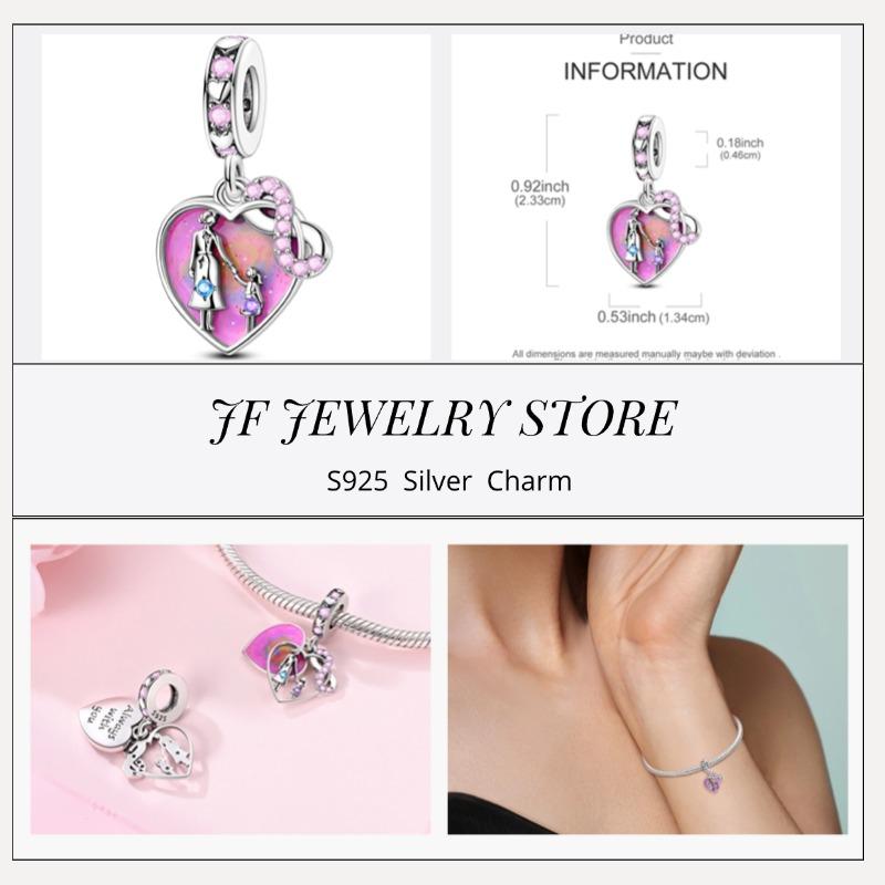 copper Charm Compatible With Bracelets Do It Yourself Jewellery Making Pink Zircon Authentic Red Blue Charm Bead Charms Ideal For Women Wedding Birthd