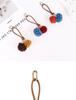 Zhang Yuanying Bayberry Ball Charm - Handmade Woven Bag and Shoe Ornament Keychain