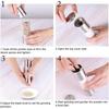 Stainless Steel Salt and Pepper Grinder 1 In 1 Adjustable Coarseness  Spice Mill  for Kitchen Outdoor Barbecue Kitchen Utensils