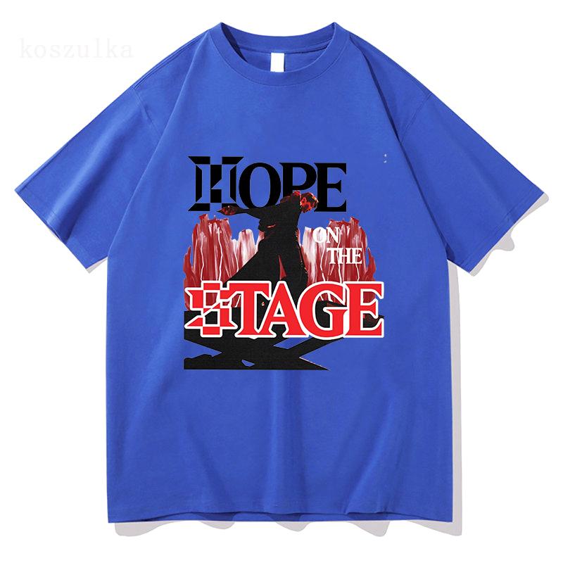 JHope Hope on The Stage Tour Tshirts Women Unisex Streetwear J Hope World Tour Cotton Tees Summer ONeck Short Sleeve Casual Tops