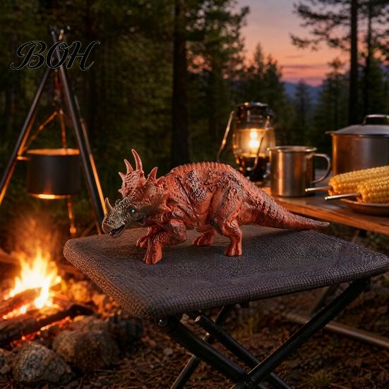 PLA Maisgabel Dinosauriergabel, mit langlebigen Griffen und Edelstahlstiften, Neuartige Hitzeschutzhalter, für Grill-Picknick-Partys Zinken