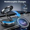 2026 Neue Verstellbare & Faltbare Magnetische Auto Handyhalterung N52 Starker Magnet 360° Drehbar, Vakuum-Saugnapfhalterung