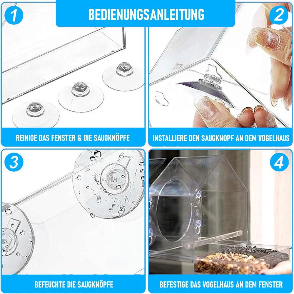 FÜTTOX Bird House Bird Feeder Bird Feeder Feeder Feeder