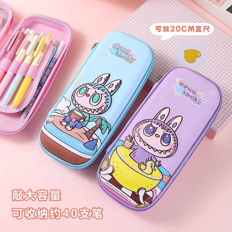 3D Stationery Case Student Pencil Case Boy Girl Cartoon Large Capacity Pencil Case Student Gift