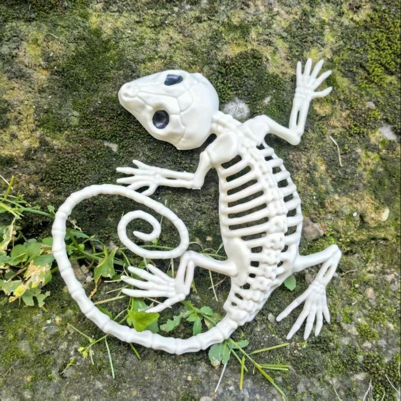 Halloween Tier Skelett, Ideale Halloween Dekorationen, Geeignet für Garten Hof Landschaft, Bar Geisterhaus Streich Dekoration