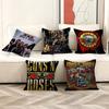 Rock Music Band G-Guns N Roses Pillow Covers Cartoon Sofa Decorative Home Double-sided Printing Short Plush Cute Cushion Cover