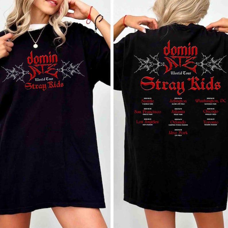 Stray Kids dominate World Tour 2026 Shirt Stray kids Shirt Stray Kids ATE Shir S