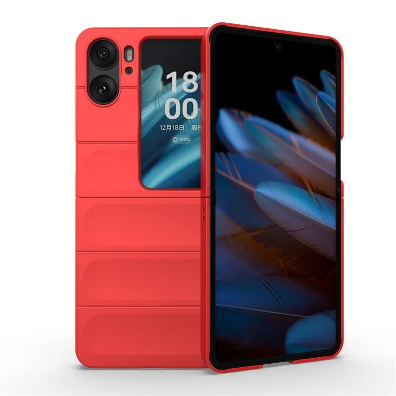 Case For OPPO Find N2 Flip 5G Global Back Cover Phone Case Liquid Silicone Anti-fall Shockproof Armor Find N2 Cases Funda Coque