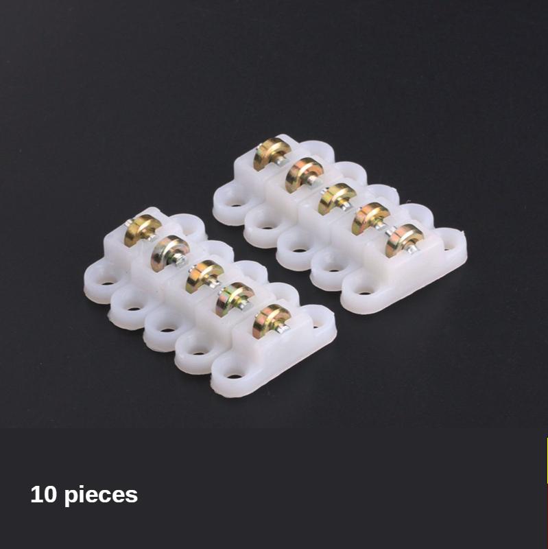 Scripete fereastră din oțel inoxidabil roți cu fante silențioase din cupru canelură ușă roți cu role pentru fereastră glisantă din sticlă Montare feronerie