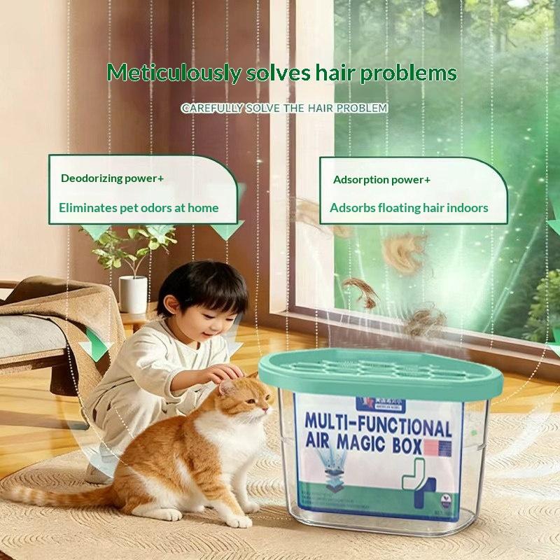 1/5Pcs Multi Functional Indoor Airs Purification Dust Removal Magics Box Strong Suction Dust Remover Airs Magics Box