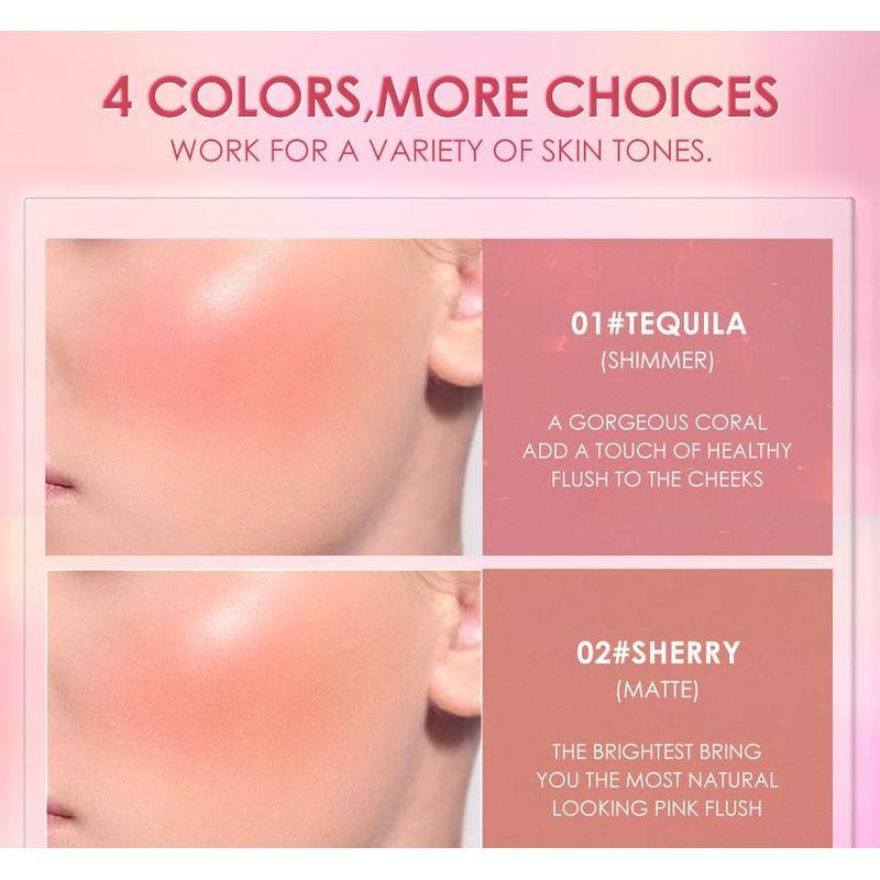 FOCALLURE - HANGOVER Red Wine Blusher - 4 Colors