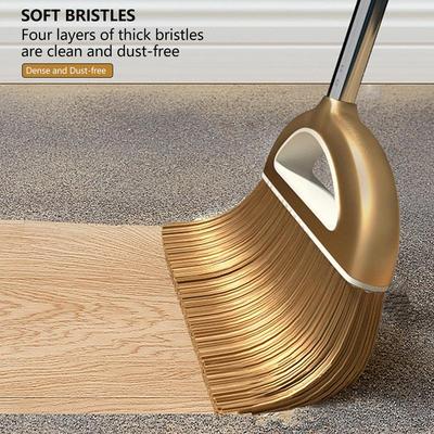 Broom And Dustpan Set With Comb Shape Filter Long Handle Hair Sweepers Two-piece Household Broom Combination Cleaning