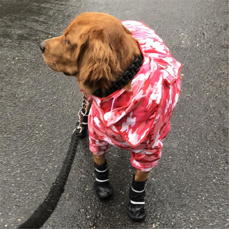 Dog Boots Waterproof Adjustable Shoes Non Slip Soles for Medium Large Dogs