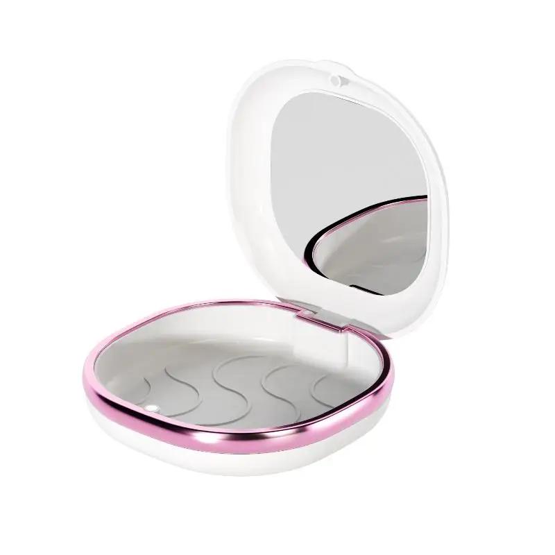 

1Pcs Braces Case With Mirror Dental Retainer Box Case Magnetic Aligner Mouth Guard Container For Teeth Travel False Denture Box
