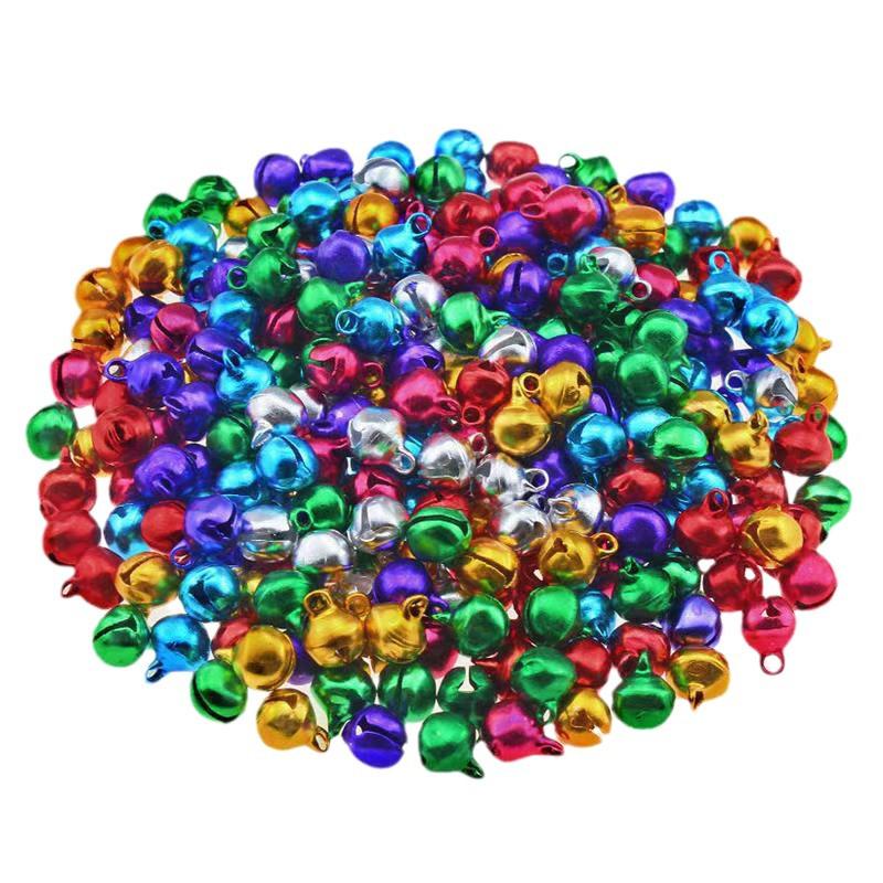 Colorful Round Copper Bells for DIY Jewelry Decoration