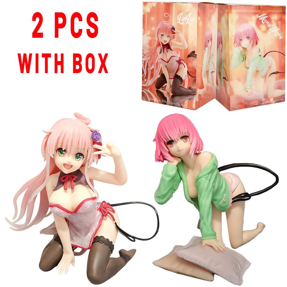 Auf Lager Schreibtisch Niedlich Lala Satalin Deviluke Cheongsam Ornamente Puppen Anime Actionfigur Spielzeug Geschenk Modell Weihnachtsgeschenke