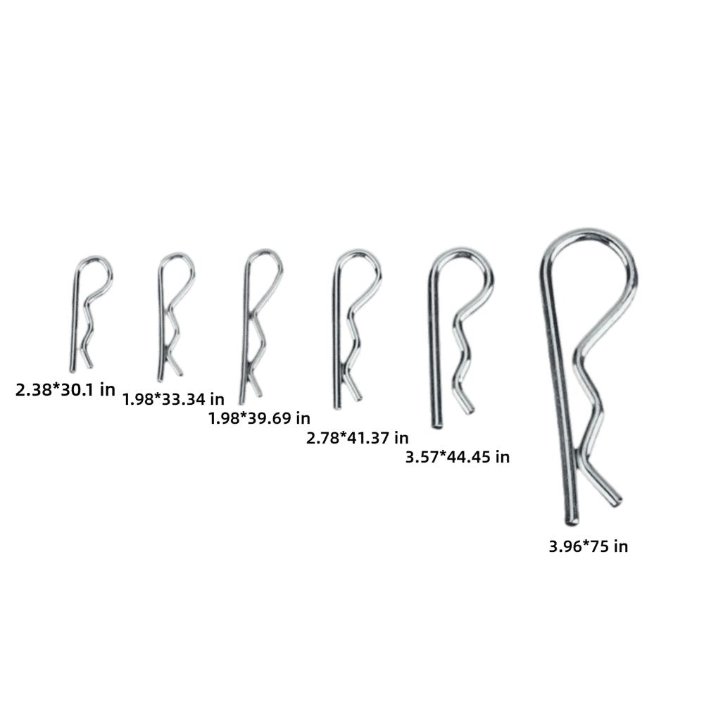 150PCS Retaining Cotter Pin Assortment Kit High Strength Hairpin Cotter Pin Dolly Pins