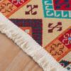 ZISIZ Bohemian Vintage Red Table Runner