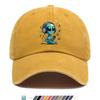 Pc Alien Loving Music Printed Baseball Cap Trucker Hat Comfortable and Breathable Stylish and Beautiful Cartoon Game Black