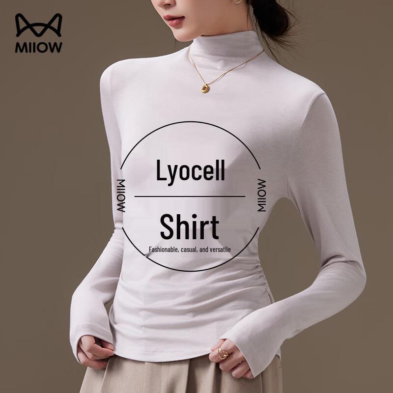 Mao Ren Damen Rollkragen Langarm Basisschicht Oberteil