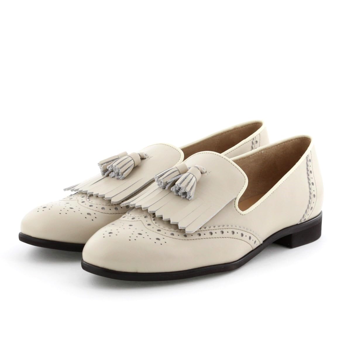 

HIMIKO/Himiko/[WEB Exclusive Design] Medallion Tassel Shoes/631152 Ivory 225
