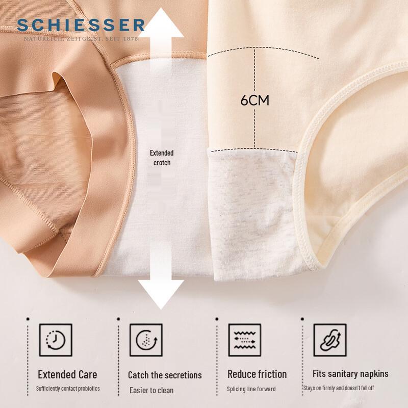 Schiesser Women's Silk Seamless High-Waist Boxer Briefs