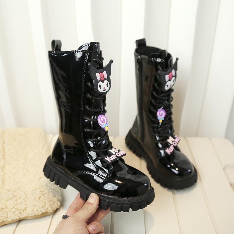 Anti-slip Shoes - New Style Girls' Children's Boots - High-top Boots