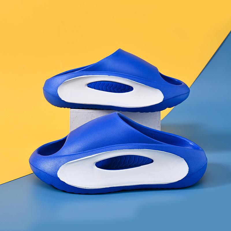 

Kids Coconut Comfortable Sandals For Boys Summer Indoor Nonslip Soft Sole Footwear Eva Royal Blue Trim,44/45