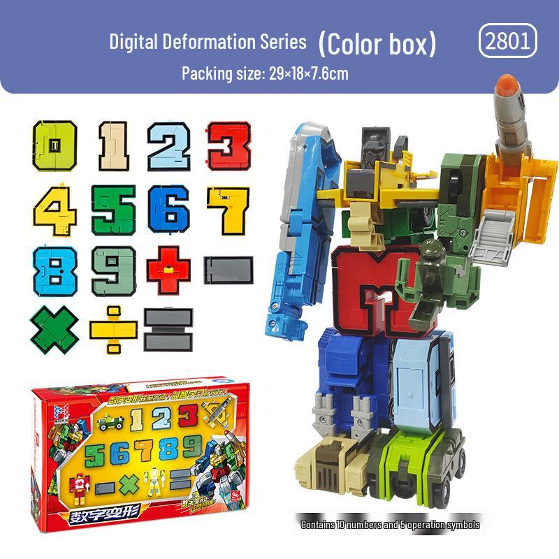 Dinosaur Robot Transformation Toy Set for 6-Year-Olds