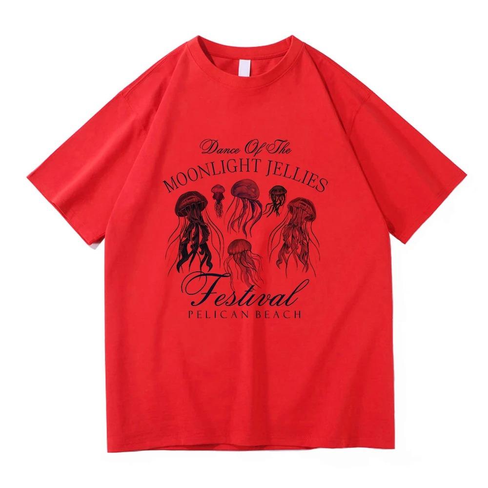 

Stardew Valley Dance of the Moonlight Jellies Tee Anime Pixel Art Shirt Harajuku Comfortable Women And Men Tshirts S