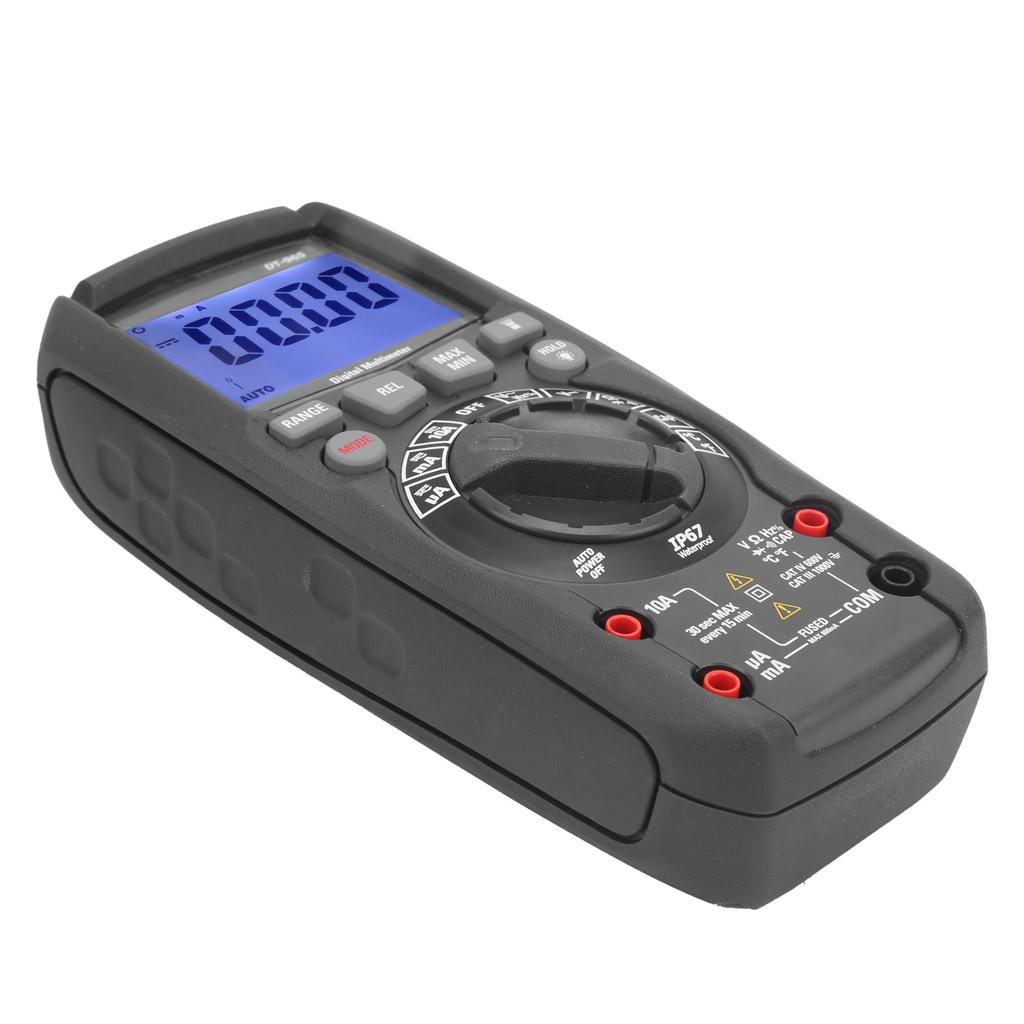 Digital Multimeter AC DC Voltage Current Resistance Capacitance Frequency Tester 6000 Counts