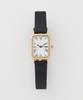 Orologio Classico in Pelle Quadrato Oro OURHOPE - Nero