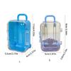 Dollhouse Miniature Luggage Suitcase Storage Trolley Case Travel Holiday Toy Candy Box Handbag Model for Dolls Accessory