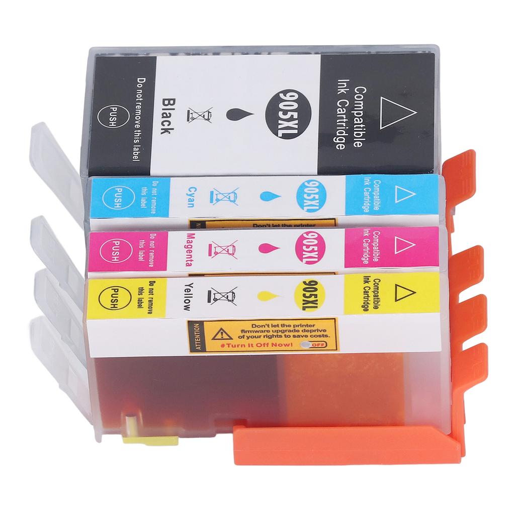 Ink Cartridge Smooth Output PP BK C M Y Printer Ink Cartridge Replacement for Officejet Pro 6960 6970