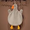 1pc Cartoon Duck Hand Towel, Strong Absorbency, Quick Dry, Hanging Kitchen Bathroom And Bedroom Hand Towel, Cleaning Supplies, Household Gadgets