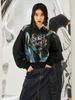 Aurora Logo Motif Loose Hoodie