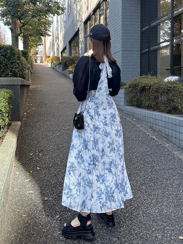 Snidel American Style Dress and Bolero Cardigan Set Women's (SWNO251137, NVY)