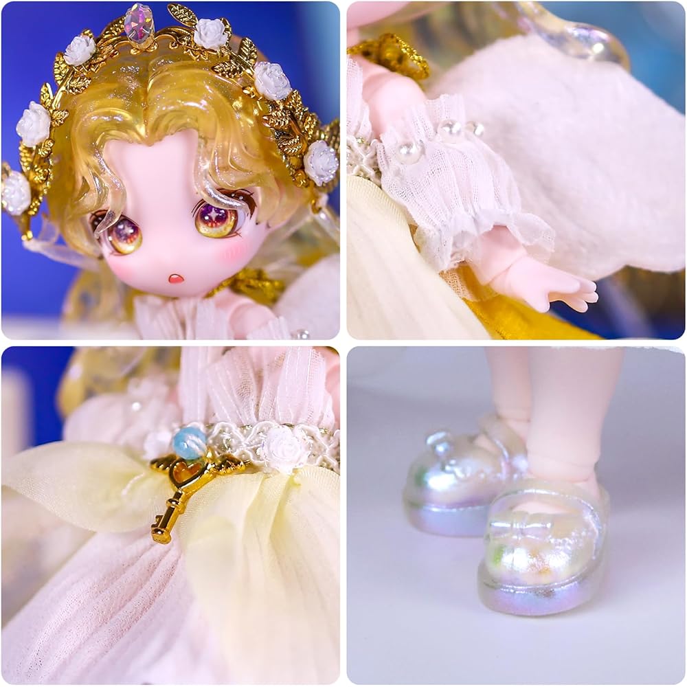 ICY Fortune Days BJD Doll 13cm Anime Style Gift Set Decorative DIY Exercise Collection for Girls 8+