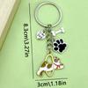 Cartoon Shiba Inu, Schnauzer & Corgi Keychain AirPods Pendant Gift