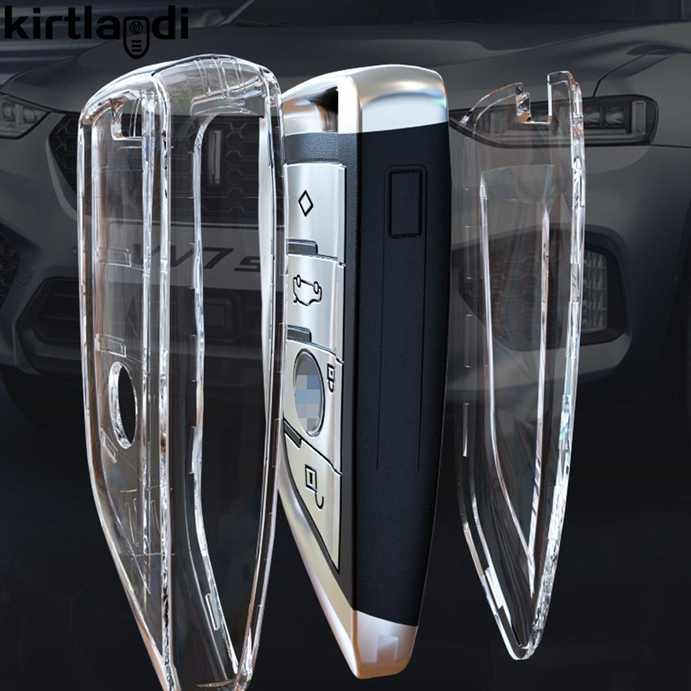 Transparent Tpu Key Case For Bmw F30 F31 F32 F34 F21 F07 F10 3 5 7 Series X1 X3 G01 X5 F15 F16 M3 M4 320I 530I 550I Accessories