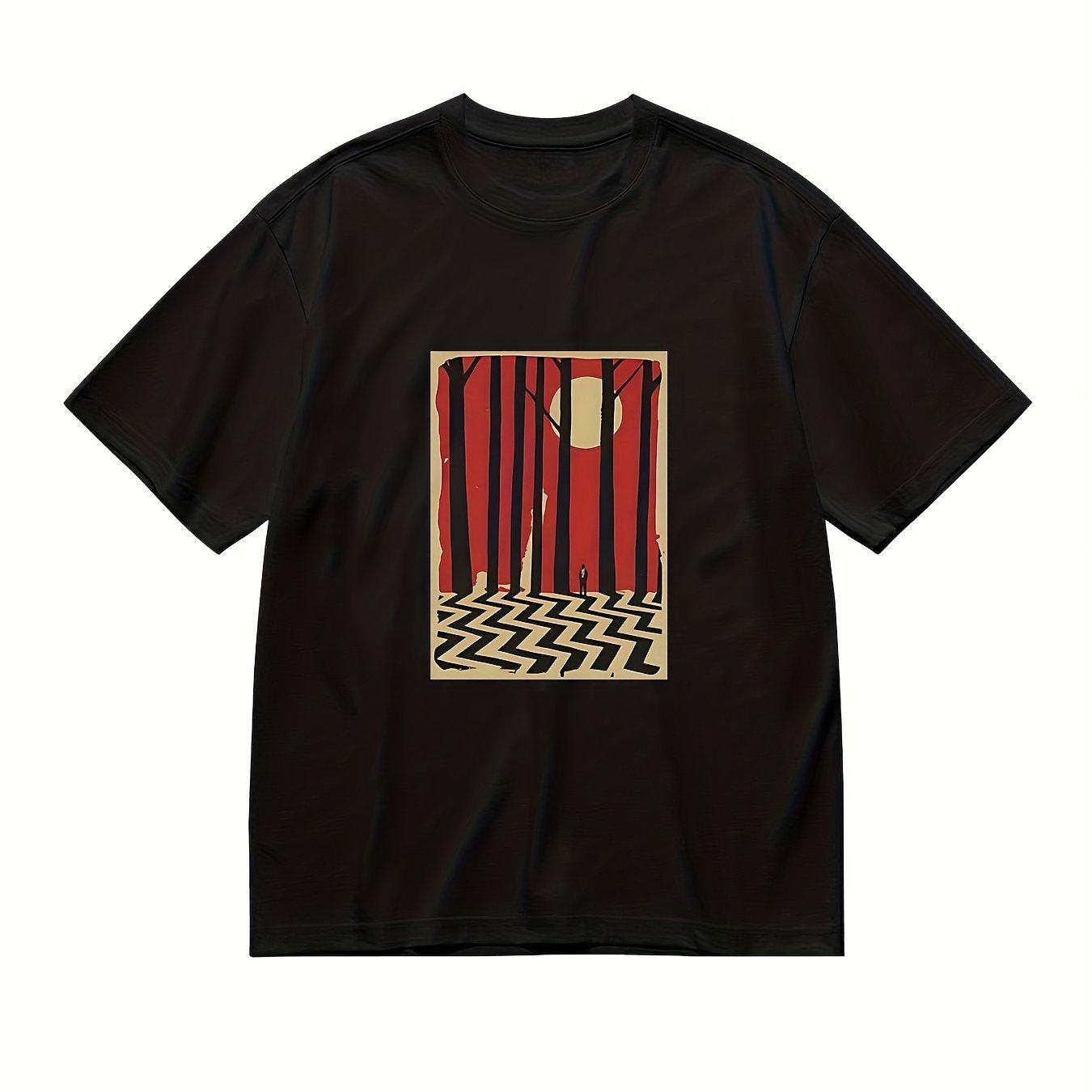 Twin Peaks Laura Palmer Fireman Rubber Head Mulholland Road Mens Tshirt Summer Unisex Casual Tshirt S