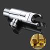 Brass Angle Valve with Support Versatile 1/2 Thread Interface Valves Stable Water Pressure Valves Suitable for Home Use