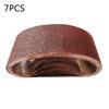 7Pcs/Set Abrasive Sanding Belts Belt 120/240/320/400/600/800/1000 Grits Wood Grinding Sander Tools Aluminum Oxide 50x686