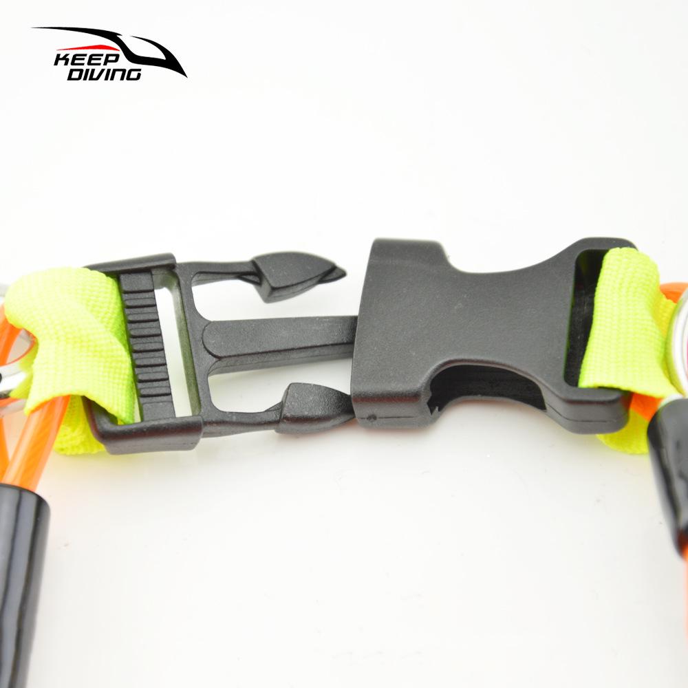 Stainless Steel Retractable Diving Camera Lanyard with Anti-Loss Spring Hook SSA-FDS21